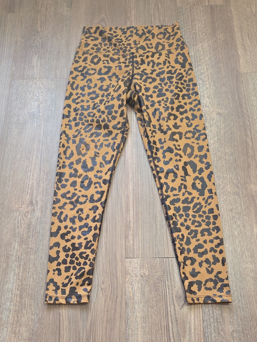 Beach Riot Brown and Black Leopard Print Leggings